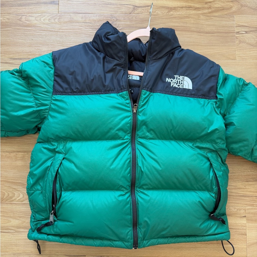Green North Face Puffer